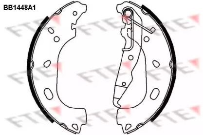 Комлект тормозных накладок (FTE: BB1448A1)