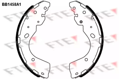 Комлект тормозных накладок (FTE: BB1458A1)