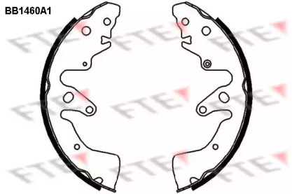 Комлект тормозных накладок (FTE: BB1460A1)