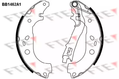 Комлект тормозных накладок (FTE: BB1462A1)
