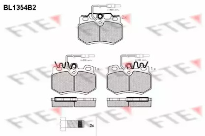 Комплект тормозных колодок (FTE: BL1354B2)