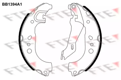 Комлект тормозных накладок (FTE: BB1394A1)