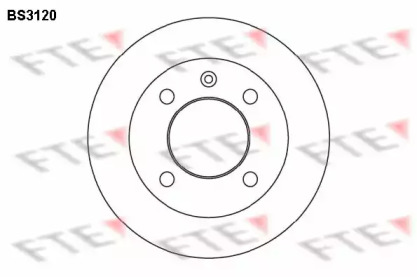 Тормозной диск (FTE: BS3120)
