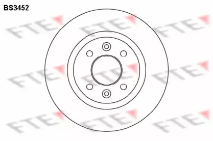 Тормозной диск (FTE: BS3452)