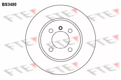 Тормозной диск (FTE: BS3480)