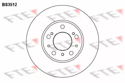 Тормозной диск (FTE: BS3512)