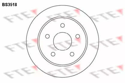 Тормозной диск (FTE: BS3518)