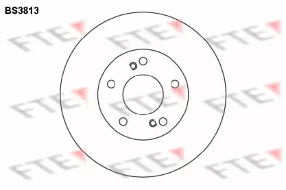 Тормозной диск (FTE: BS3813)