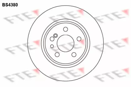 Тормозной диск (FTE: BS4380)