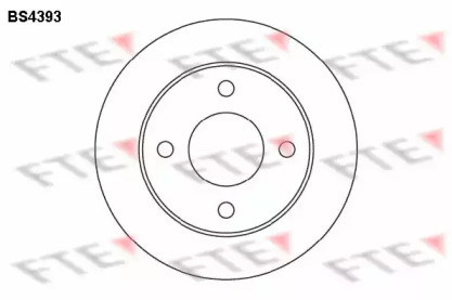 Тормозной диск (FTE: BS4393)