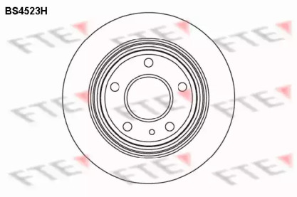 Тормозной диск (FTE: BS4523H)