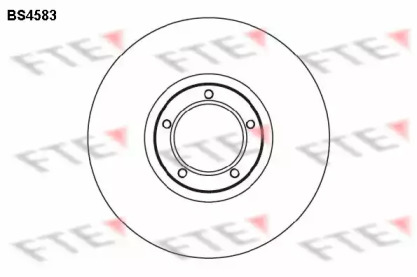 Тормозной диск (FTE: BS4583)