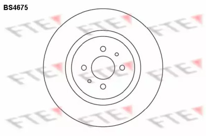 Тормозной диск (FTE: BS4675)