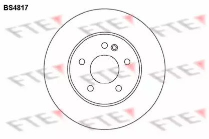 Тормозной диск (FTE: BS4817)
