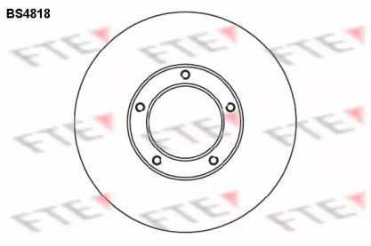 Тормозной диск (FTE: BS4818)