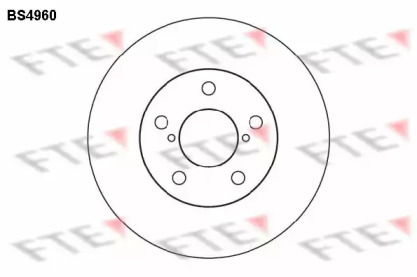Тормозной диск (FTE: BS4960)