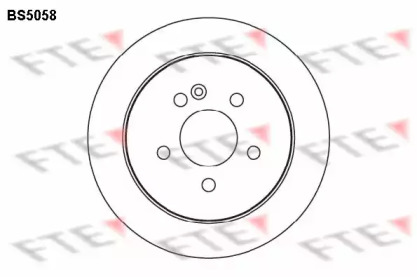 Тормозной диск (FTE: BS5058)