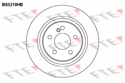 Тормозной диск (FTE: BS5210HB)