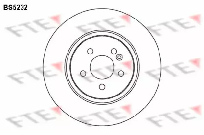 Тормозной диск (FTE: BS5232)
