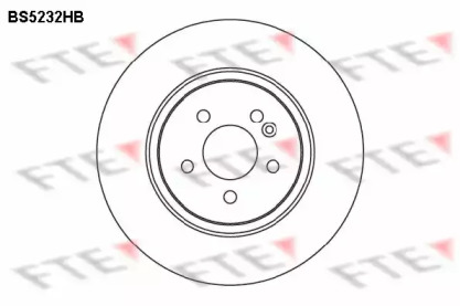 Тормозной диск (FTE: BS5232HB)