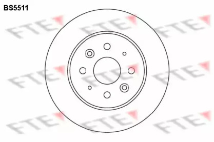 Тормозной диск (FTE: BS5511)