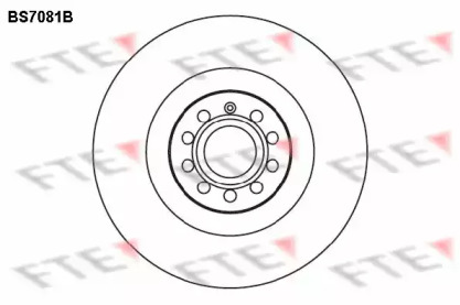 Тормозной диск (FTE: BS7081B)