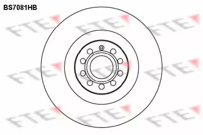 Тормозной диск (FTE: BS7081HB)