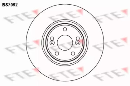 Тормозной диск (FTE: BS7092)
