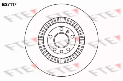 Тормозной диск (FTE: BS7117)