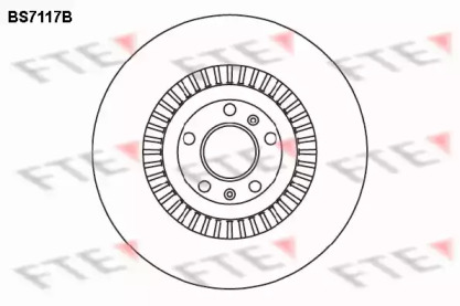 Тормозной диск (FTE: BS7117B)