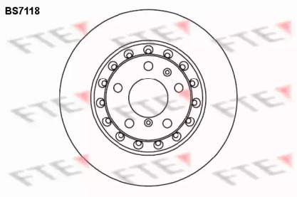 Тормозной диск (FTE: BS7118)