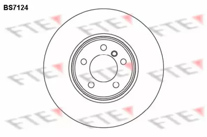 Тормозной диск (FTE: BS7124)