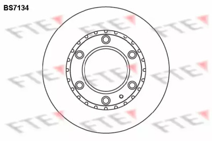 Тормозной диск (FTE: BS7134)