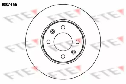 Тормозной диск (FTE: BS7155)