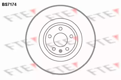 Тормозной диск (FTE: BS7174)
