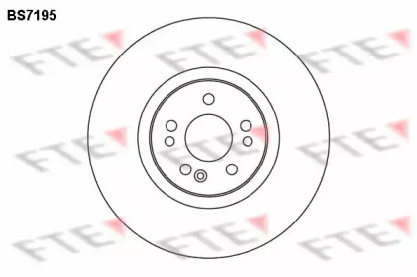 Тормозной диск (FTE: BS7195)