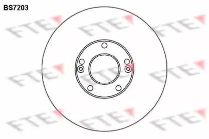 Тормозной диск (FTE: BS7203)