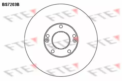 Тормозной диск (FTE: BS7203B)