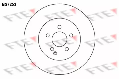 Тормозной диск (FTE: BS7253)