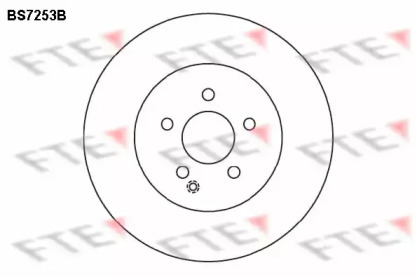 Тормозной диск (FTE: BS7253B)