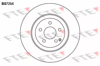 Тормозной диск (FTE: BS7254)
