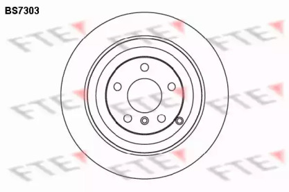 Тормозной диск (FTE: BS7303)