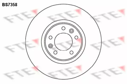 Тормозной диск (FTE: BS7358)