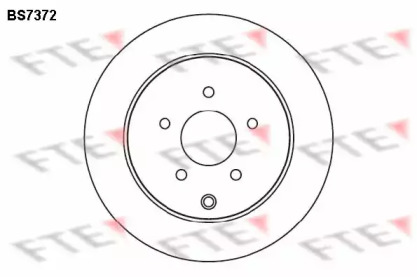 Тормозной диск (FTE: BS7372)