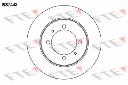 Тормозной диск (FTE: BS7448)