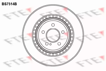 Тормозной диск (FTE: BS7514B)