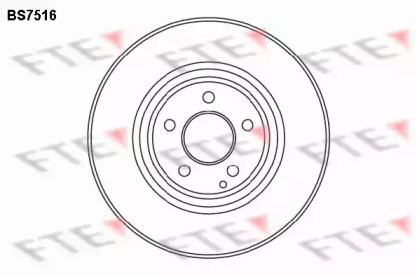 Тормозной диск (FTE: BS7516)