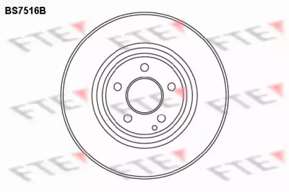 Тормозной диск (FTE: BS7516B)