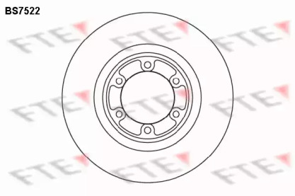 Тормозной диск (FTE: BS7522)