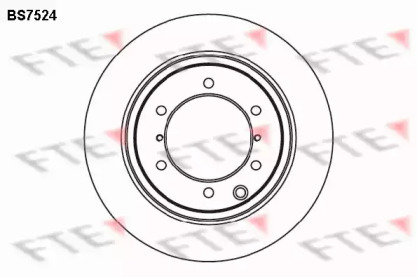 Тормозной диск (FTE: BS7524)